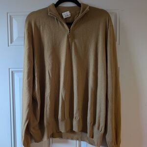 Tom James Merino Wool Tan Sweater